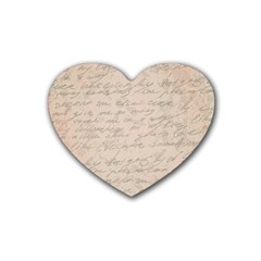 Letter Heart Coaster (4 Pack) 