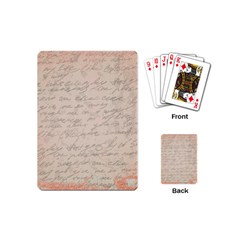 Letter Playing Cards (mini)  by vintage2030