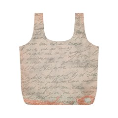 Letter Full Print Recycle Bag (m) by vintage2030