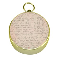 Letter Gold Compasses