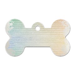 Page Spash Dog Tag Bone (One Side)