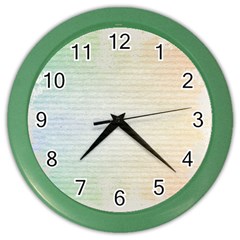 Page Spash Color Wall Clock