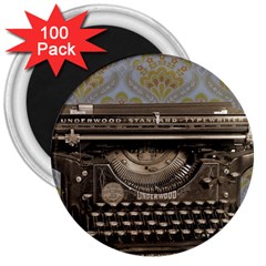 Typewriter 3  Magnets (100 Pack) by vintage2030