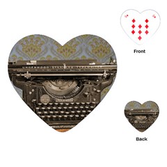 Typewriter Playing Cards (heart)  by vintage2030