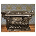 Typewriter Double Sided Flano Blanket (Small)  50 x40  Blanket Front