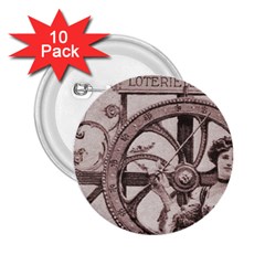 Lottery 2 25  Buttons (10 Pack) 