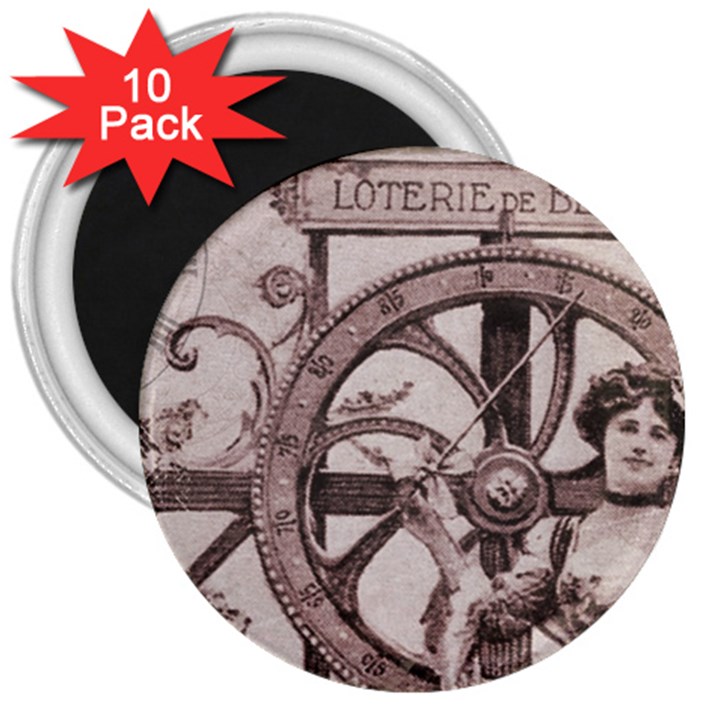 Lottery 3  Magnets (10 pack) 