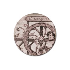 Lottery Magnet 3  (round) by vintage2030