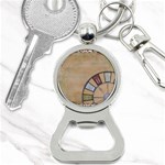 Circle Bottle Opener Key Chains Front