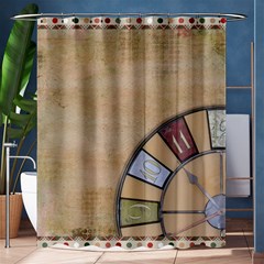 Circle Shower Curtain 60  X 72  (medium) 