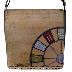 Circle Flap Closure Messenger Bag (s) by vintage2030