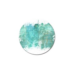 Splash Teal Golf Ball Marker