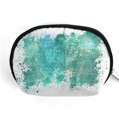 Splash Teal Accessory Pouch (medium) by vintage2030