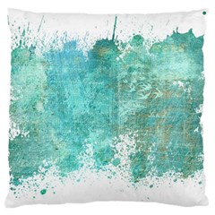 Splash Teal Standard Flano Cushion Case (two Sides) by vintage2030