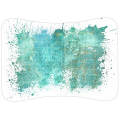 Splash Teal Velour Seat Head Rest Cushion