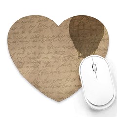 Letter Balloon Heart Mousepads