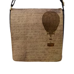 Letter Balloon Flap Closure Messenger Bag (l)