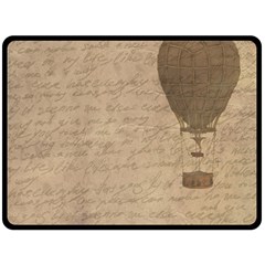 Letter Balloon Double Sided Fleece Blanket (Large) 