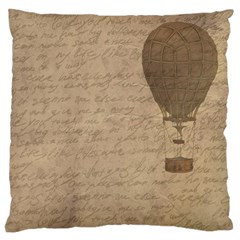 Letter Balloon Large Flano Cushion Case (two Sides) by vintage2030