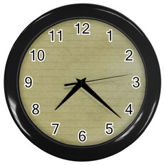 Old Letter Wall Clock (black) by vintage2030