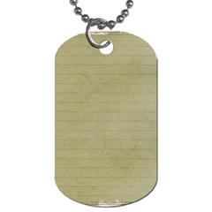 Old Letter Dog Tag (one Side) by vintage2030