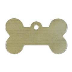 Old Letter Dog Tag Bone (two Sides) by vintage2030