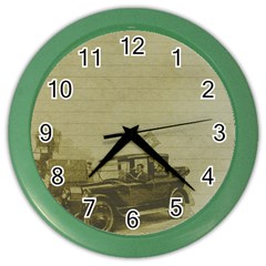 Background 1706642 1920 Color Wall Clock