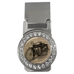 Bicycle Letter Money Clips (cz)  by vintage2030