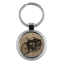 Bicycle Letter Key Chains (round)  by vintage2030