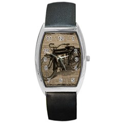 Bicycle Letter Barrel Style Metal Watch by vintage2030