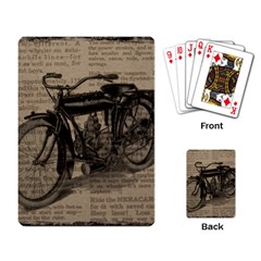 Bicycle Letter Playing Card by vintage2030