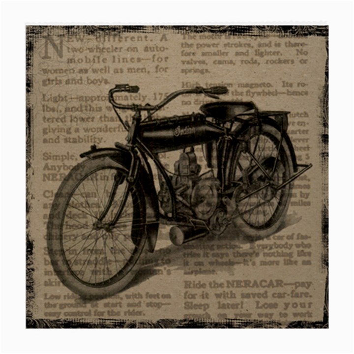 Bicycle Letter Medium Glasses Cloth (2-Side)