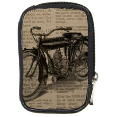 Bicycle Letter Compact Camera Leather Case by vintage2030