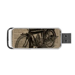 Bicycle Letter Portable Usb Flash (one Side) by vintage2030