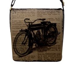 Bicycle Letter Flap Closure Messenger Bag (l) by vintage2030