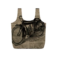 Bicycle Letter Full Print Recycle Bag (s) by vintage2030