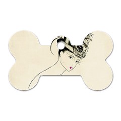 Vintage 2517507 1920 Dog Tag Bone (two Sides) by vintage2030