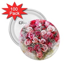 Flowers 2548756 1920 2 25  Buttons (100 Pack)  by vintage2030