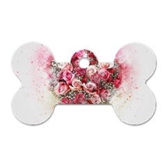 Flowers 2548756 1920 Dog Tag Bone (two Sides) by vintage2030