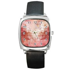 Floral 2555372 960 720 Square Metal Watch by vintage2030