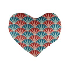 Seamless Patter 2284483 1280 Standard 16  Premium Heart Shape Cushions by vintage2030