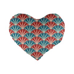 Seamless Patter 2284483 1280 Standard 16  Premium Flano Heart Shape Cushions by vintage2030