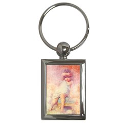 Baby In Clouds Key Chains (Rectangle) 