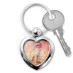 Baby In Clouds Key Chains (Heart) 