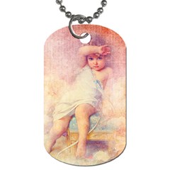 Baby In Clouds Dog Tag (Two Sides)