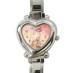 Baby In Clouds Heart Italian Charm Watch