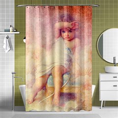 Baby In Clouds Shower Curtain 48  x 72  (Small) 