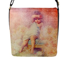 Baby In Clouds Flap Closure Messenger Bag (L)