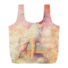 Baby In Clouds Full Print Recycle Bag (L)