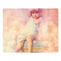 Baby In Clouds Double Sided Flano Blanket (Large) 